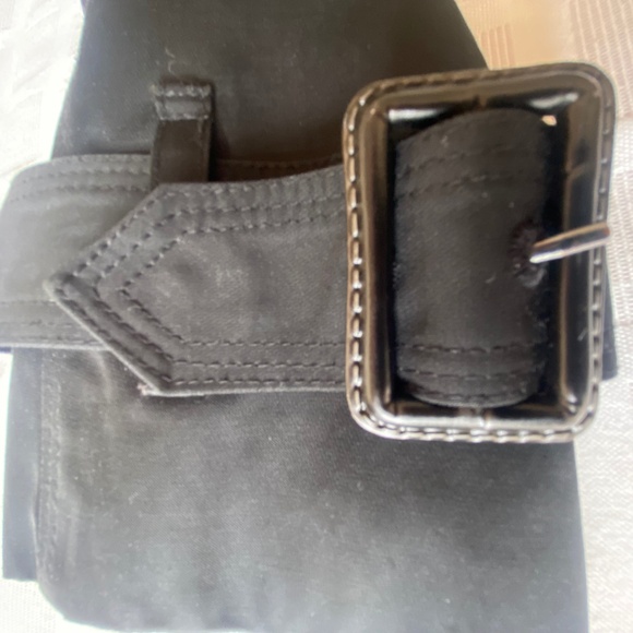 London Fog Fully Lined Raincoat XS Black Excellent Condition - Picture 7 of 15